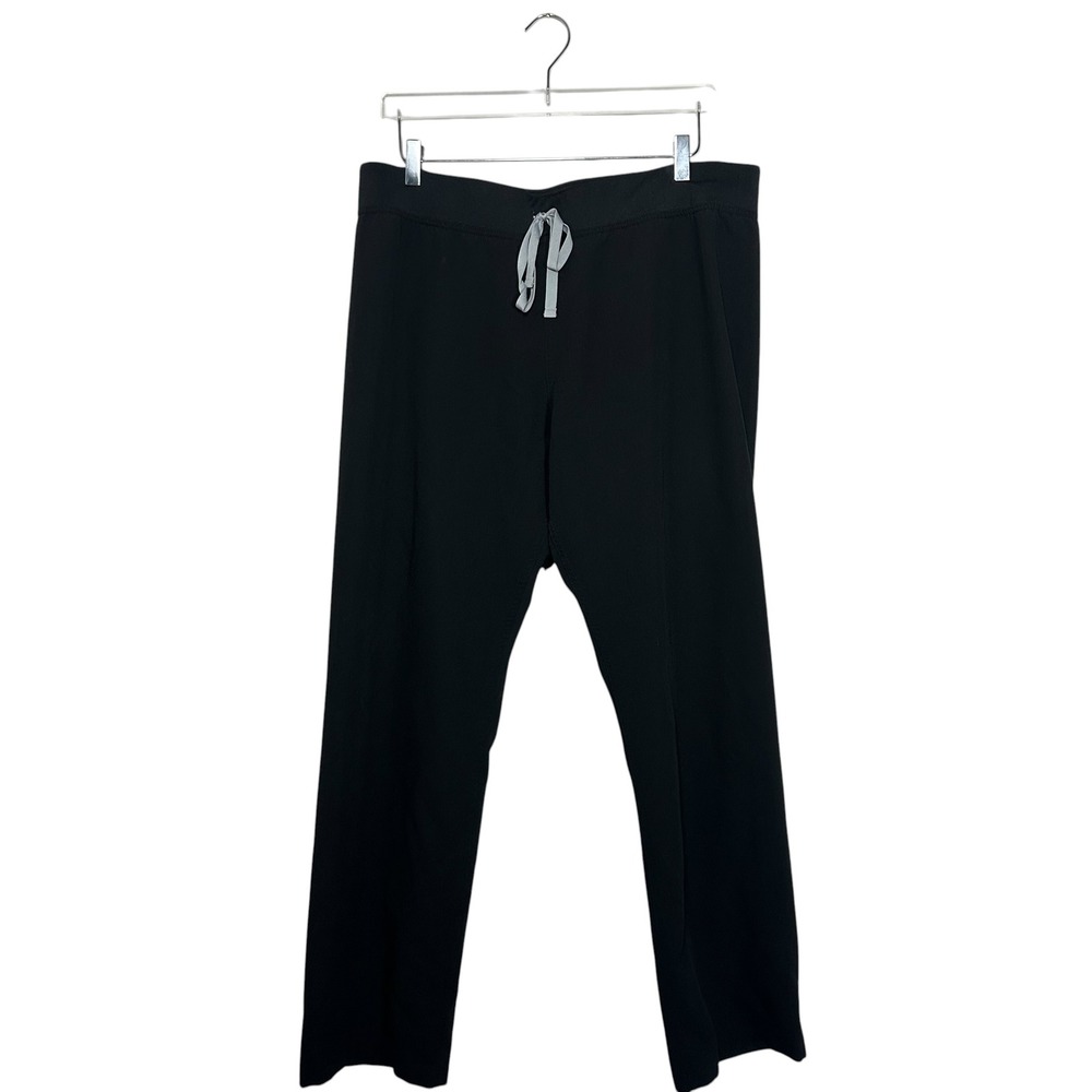 FIGS Livingston Scrub Pants Women's XL Black Technical Collection T21003